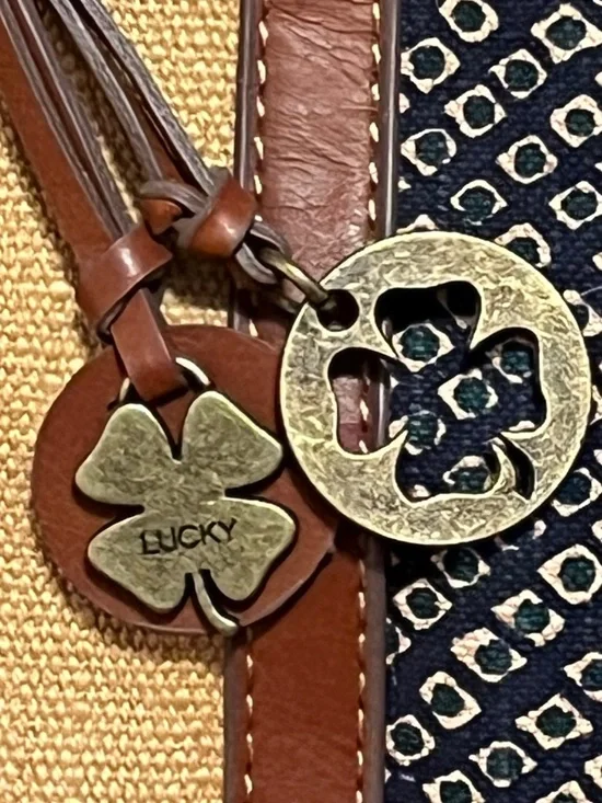 Lucky Brand golden brown fabric tote bag - Picture 3 of 9